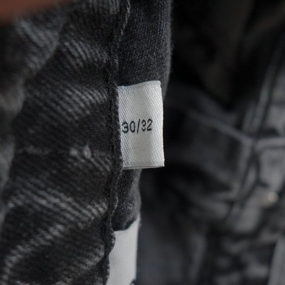 Collusion Jeans Womens 28 Gray Charcoal Wash Wide Leg High Rise Crop Denim - Picture 9 of 11